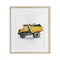 Stupell Industries Working Trucks Dump Vehicle Framed Print Under Glass, design by Christine Simpson Art